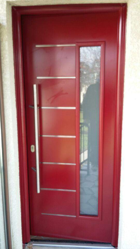 Porte d'entrée en bois Île-de-France