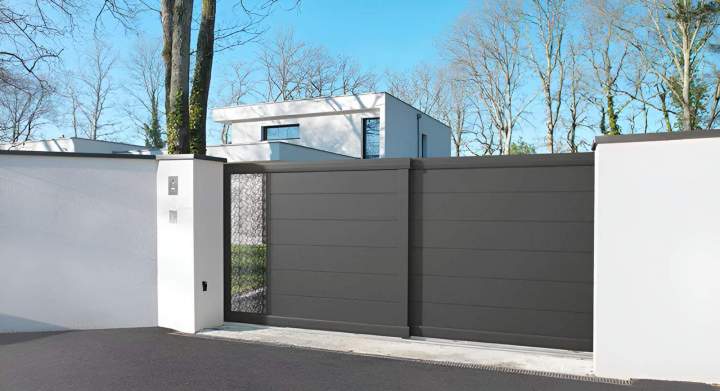 Portail coulissant Télescopique SIB Île-de-France